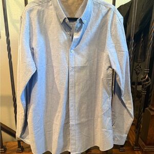 Men's Blue Button-Down Shirt